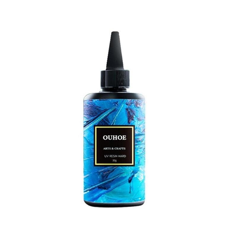 30/100/200g resina ultravioleta cola dura cura gel uv diy jóias artesanato fazendo