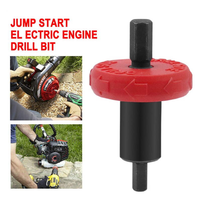 Gräsklippare starthjälp startmotor lättstartare borrbit motoradapter för trädgårdsredskap strängtrimmer adapterverktyg