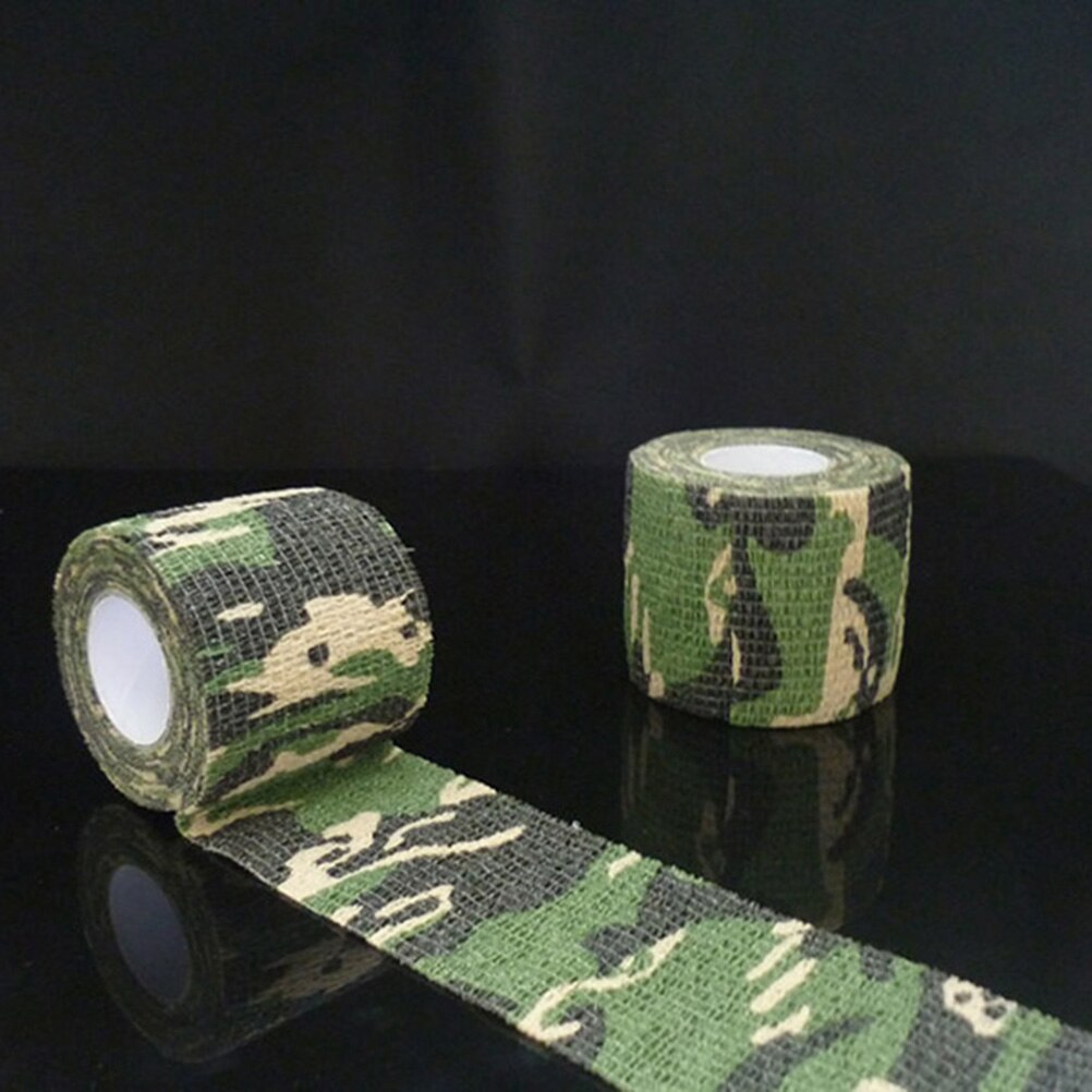 Uning Self-adhesive Protective Camouflage Tape Wrap 5CM x 4.5M Camo Form Non-woven Fabric Stealth Tape Stretch Bandage