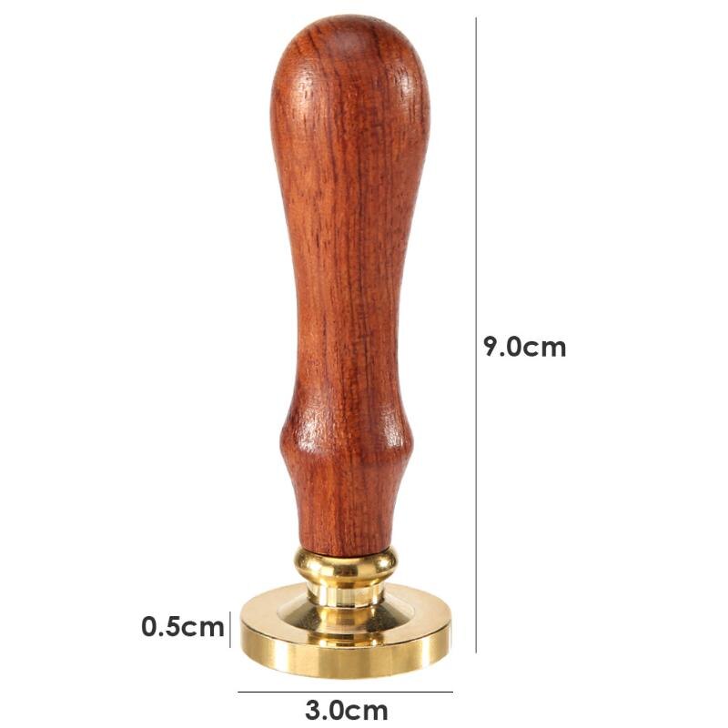 1PC Retro Wax Seal Stamp Flower Animal Wood Stamp for Scapbooking Decorative Stamp Invitation Cards Craft