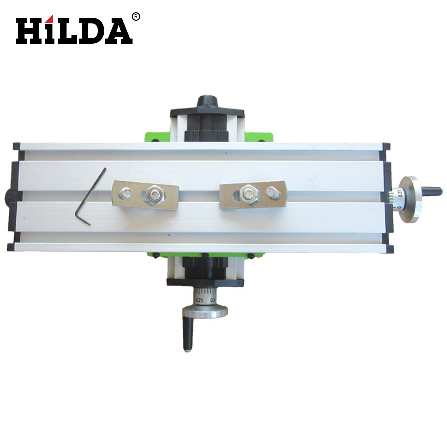 Multifunction Miniature Precision Milling Machine Bench Drill Vise Fixture Worktable X Y-axis Adjustment Coordinate Table