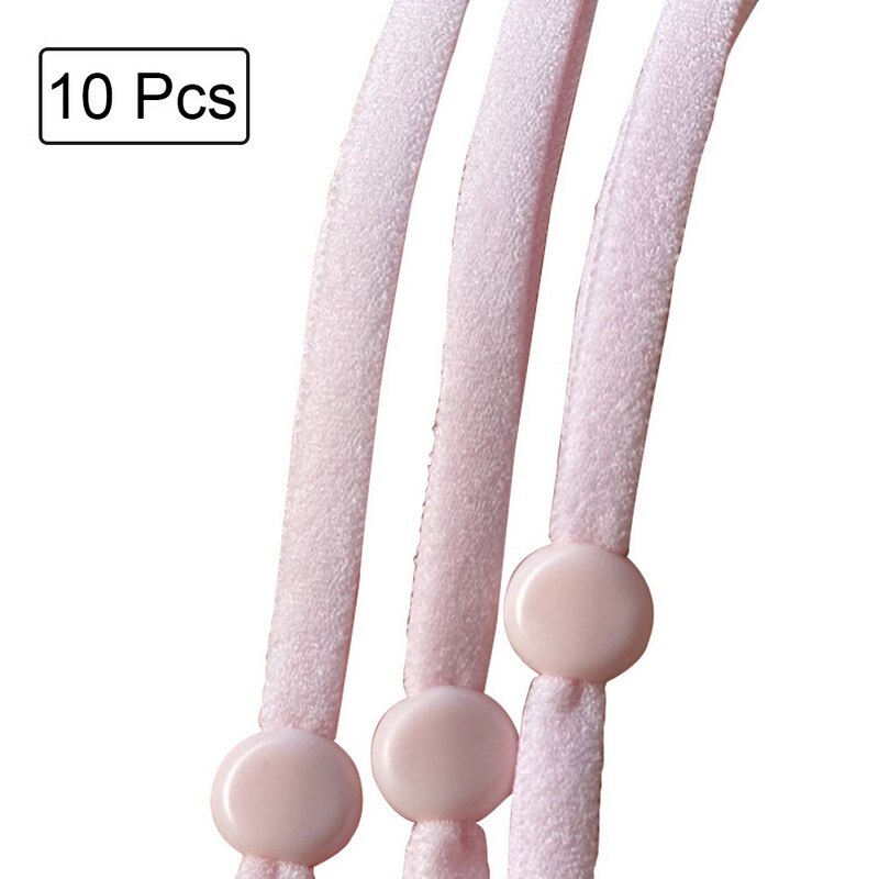 10/30 pièces haute-élastique couture élastique ruban élastique Spandex bande garniture couture tissu bricolage accessoires de vêtement: 10pcs  pink