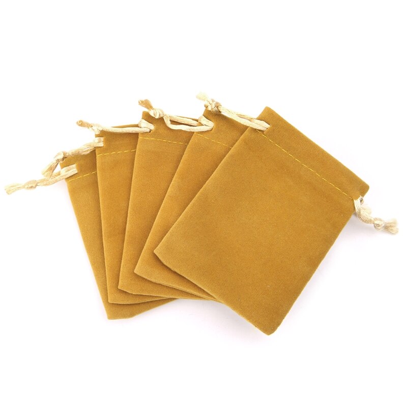 5 sztuk RPG worek kości aksamitna, zamykana na sznurek torby karty do tarota ozdoba do torby 10*12cm wysokiej jakości torba flanelowa prezent torba Drop Shipping: 13X18cm Khaki