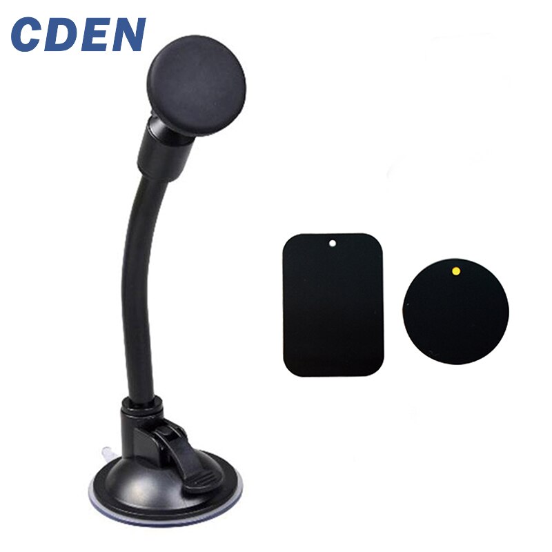 CDEN Universal Handy Dashboard/Windschutzscheibe Auto Lange Schwanenhals Magnetischer Halter Stehen Halterung für Gps Smartphone Handy