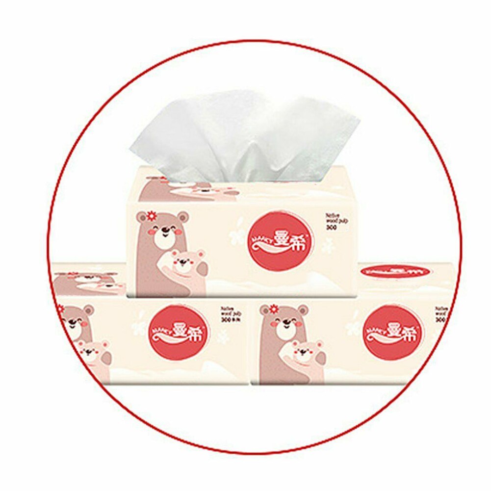 10Packs Huidvriendelijke Pompen Badkamer Schoonmaakproducten Zachte Wegwerp Facial Weefsels Wc Virgin Pulp Servet Papier 3 Lagen