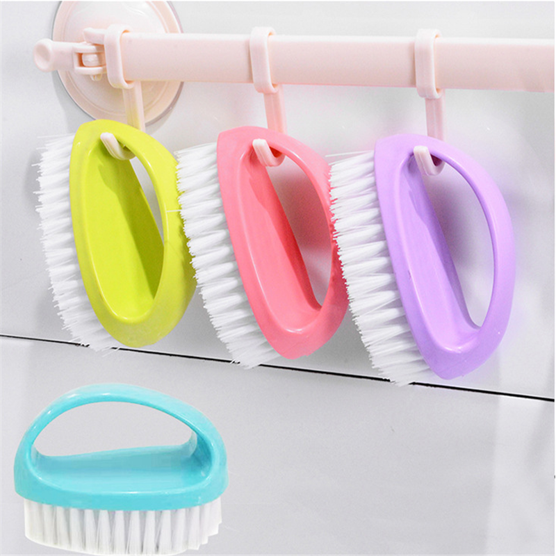 Kitchen Gadgets Candy Color Vegetable Fruit Cleaning Brush Home Laundry Brush Clothing Shoe Cleaning Brush Kitchen Accessories