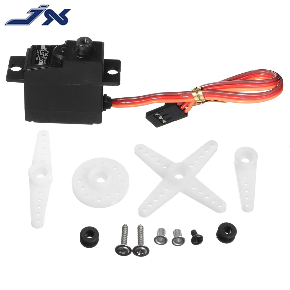 JX PDI-1181MG RC Servo - 18g, 3.5KG Metal Gear Digital Core Servo for RC Cars & Airplanes