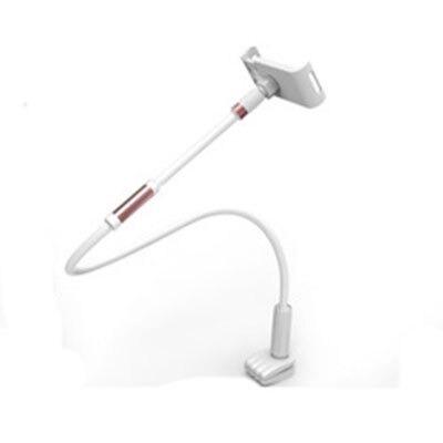 Verstelbare bed tabletstandaard, flexibel, 120cm sterke armen, universele draaibare desktopondersteuning, tablethouder voor ipad pro 3.5-9.7 ": Roze