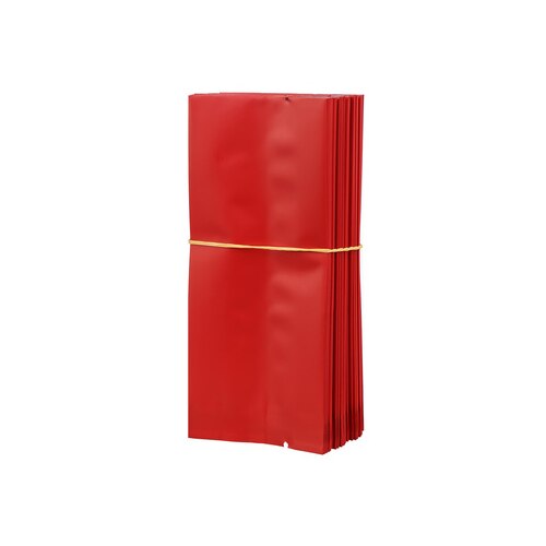 200 teile/los Tee taschen Reinem Aluminium Tasche Wärme Dichtung Verpackung Beutel Lebensmittel Kaffee Tee Tasche 13*5.5*2,5 cm: Rot
