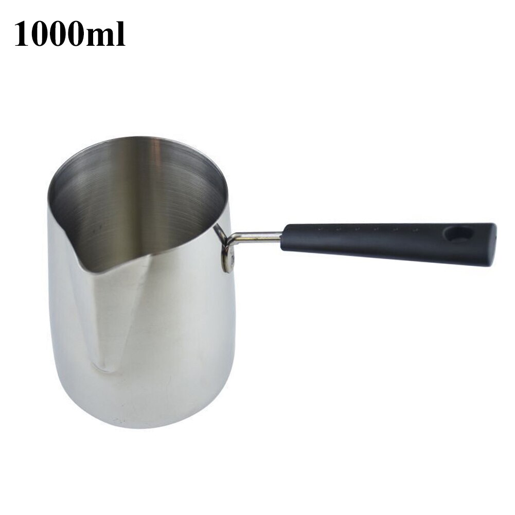 Long Handle Wax Melting Pot Stainless Steel Wax Melting Pot DIY Scented Candle Soap Chocolate Melting Pot Candle Making Tools: 1000ml