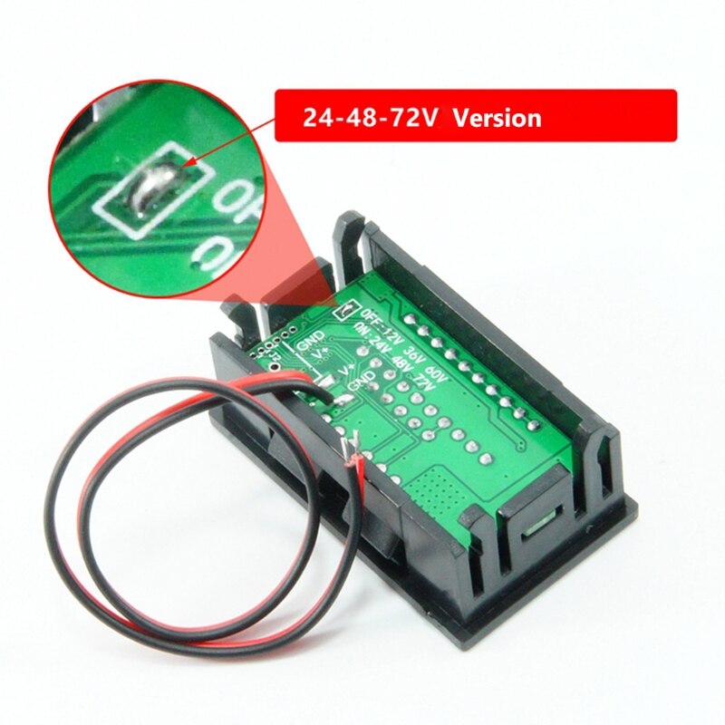 Indicateur de niveau de Charge de batterie au plomb, testeur de capacité de batterie, voltmètre 12V 24V 36V 48V 72V