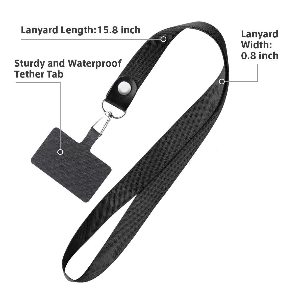 Universele Telefoon Nylon Lanyard Sport Strap Hals Touw Mobiele Telefoon Strap Anti-Verloren Lanyard Grip Keten Telefoon Accessoires