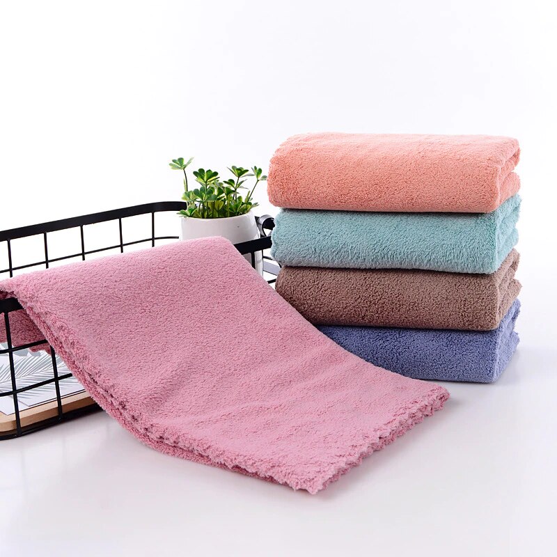 Face towel Microfiber Absorbent bathroom Home towels for kitchen thicker quick dry cloth for cleaning kitchen towel