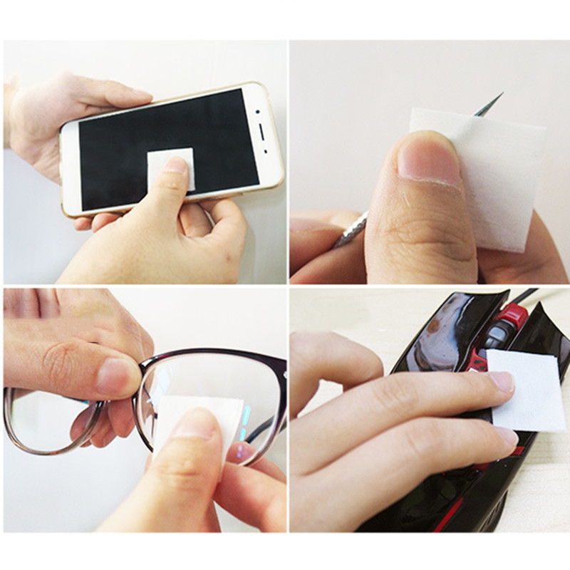 75% Alcohol Prep Pad Portable Disposable Single Use Mobile Phone Nail Art Decorations Cleaning Disinfection Scrubing Alcohol Pad