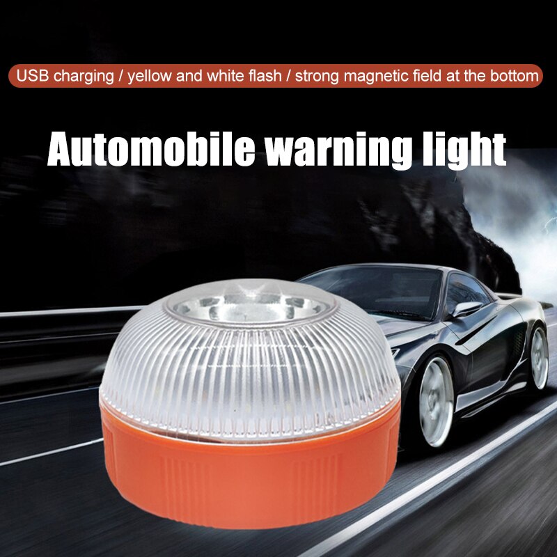 Wiederaufladbare LED Auto Notfall Licht V16 Taschenlampe Magnetische Induktion Strobe Licht Straße Unfall Lampe Leuchtfeuer Sicherheit Zubehör