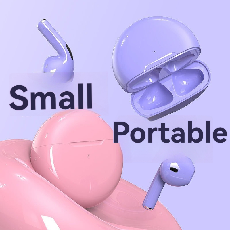 Pro 6 tws max trådløse bluetooth-øretelefoner in-ear-ørepropper støjreducerende headset til airpods apple iphone-øretelefoner