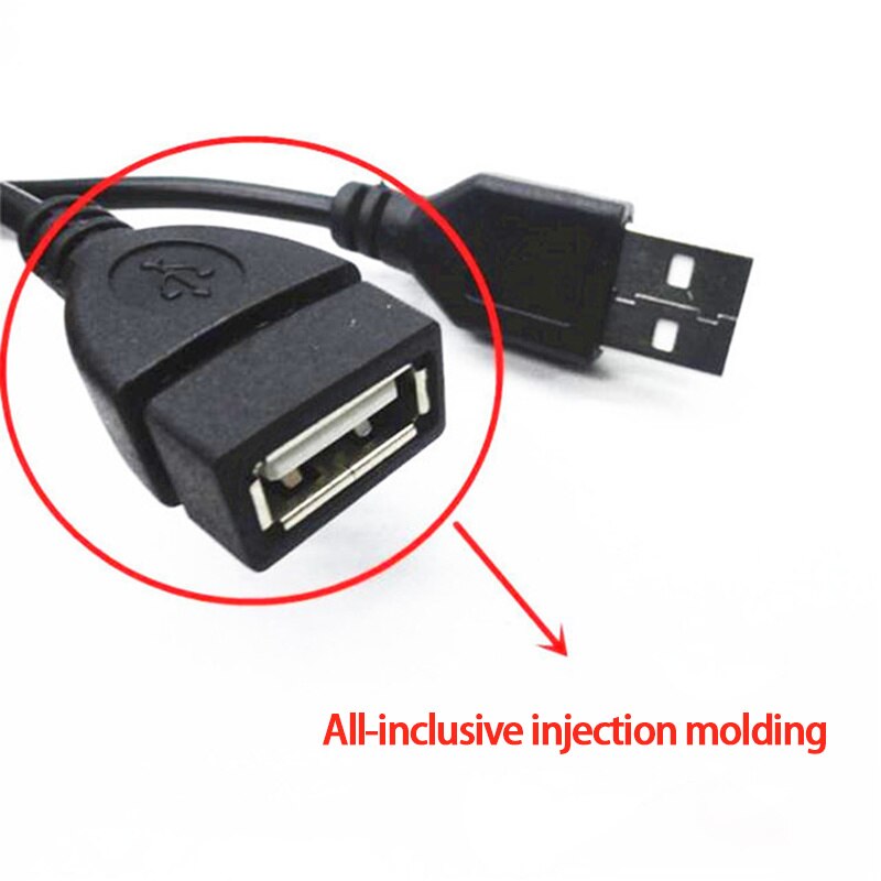 1.5m/1m/0.7m/0.6m USB 2.0 male to female extension cable connector adapter data laptop extra expansion charging cable