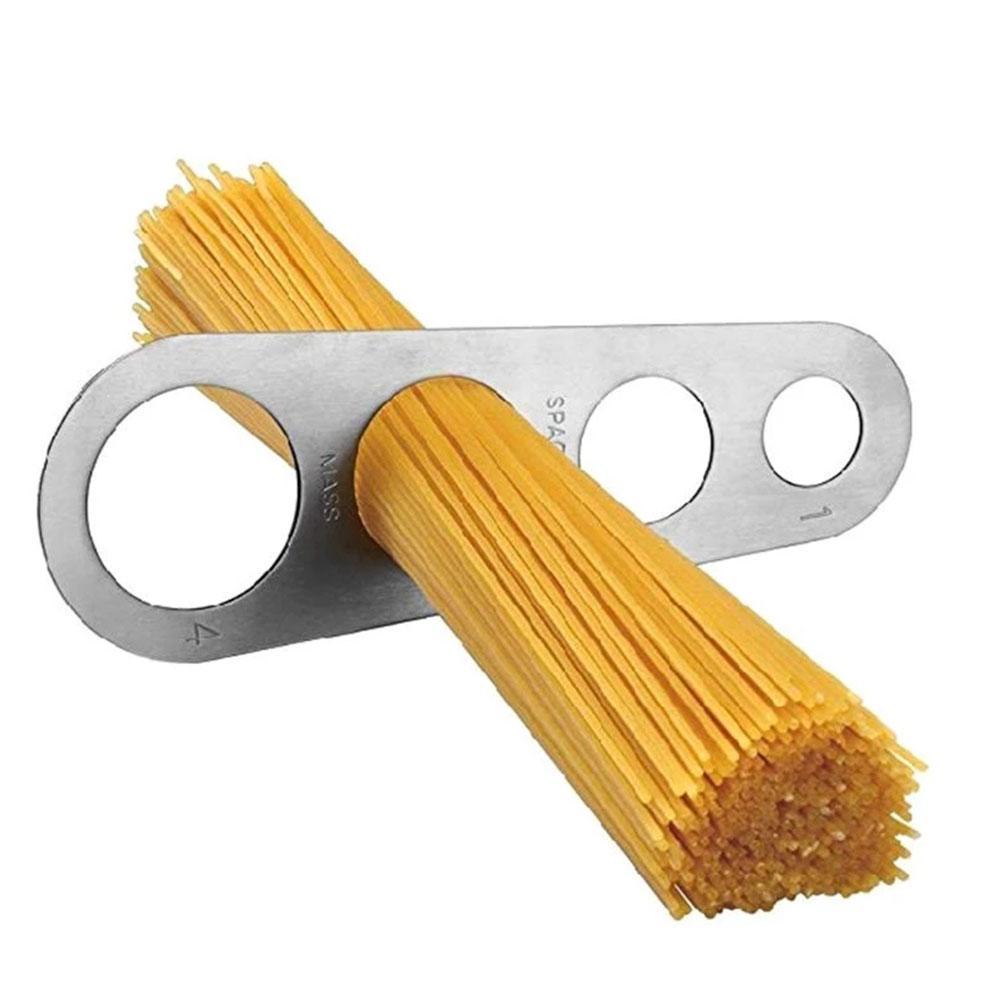 Steel Pasta Spaghetti Measurer Measure Tool Easy Clearing Portion Ruler Tools 4 Pasta Serving Measuring Kitchen Gadget G2A2