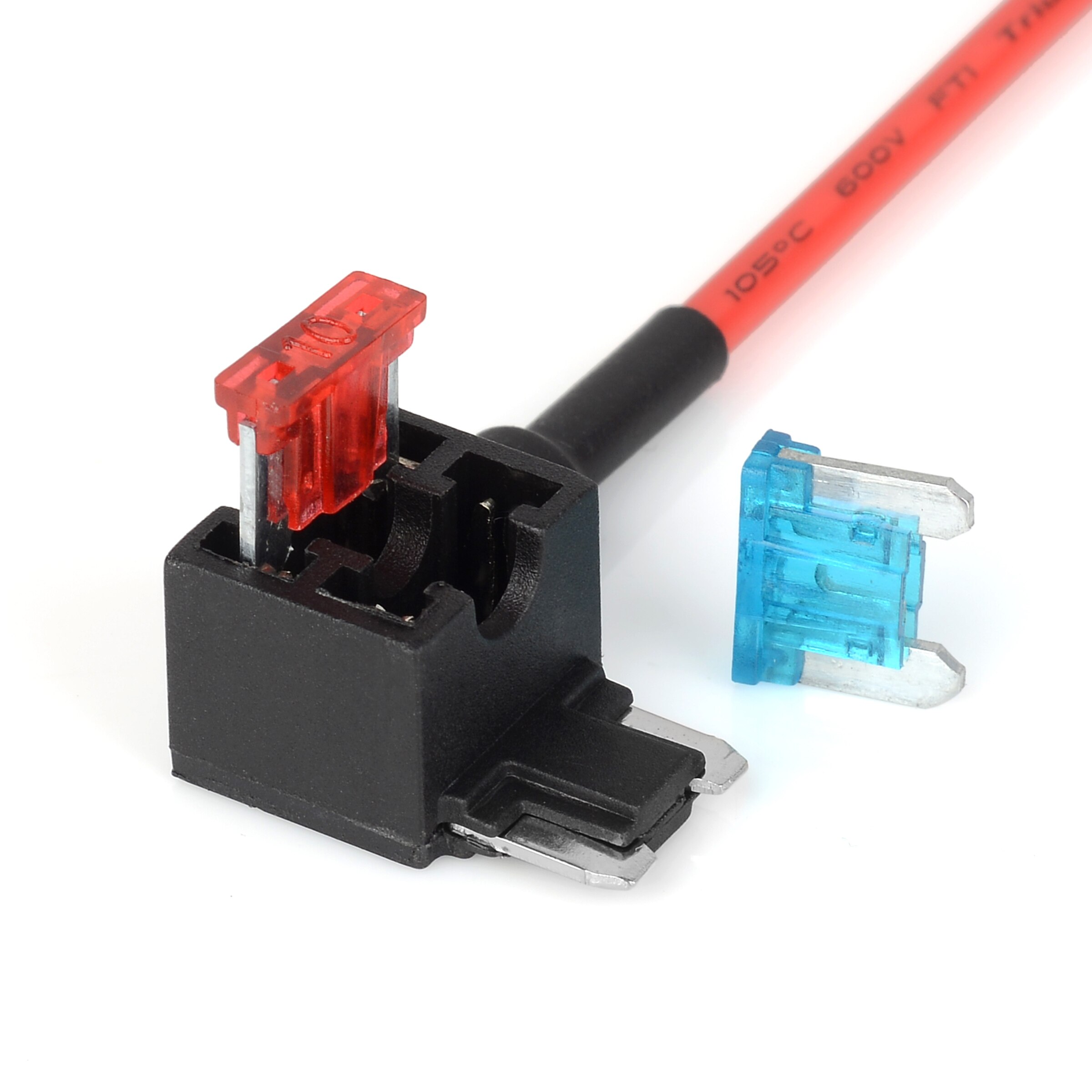 5pcs/lot Car Vehicle Add-a-Circuit Fuse TAP Adapter Micro ATC ATM Blade Fuse Holder Add A Circuit Piggy Back Pluggable Standard