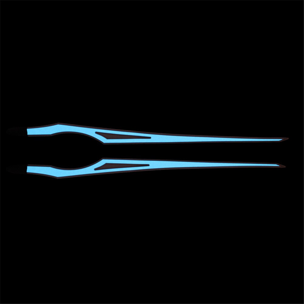 Nuoxintr Motorhelm Light Strip Waterdicht Led El Koud Licht Night Rijden Signaal Lichtgevende Gemodificeerde Licht Helm Sticker