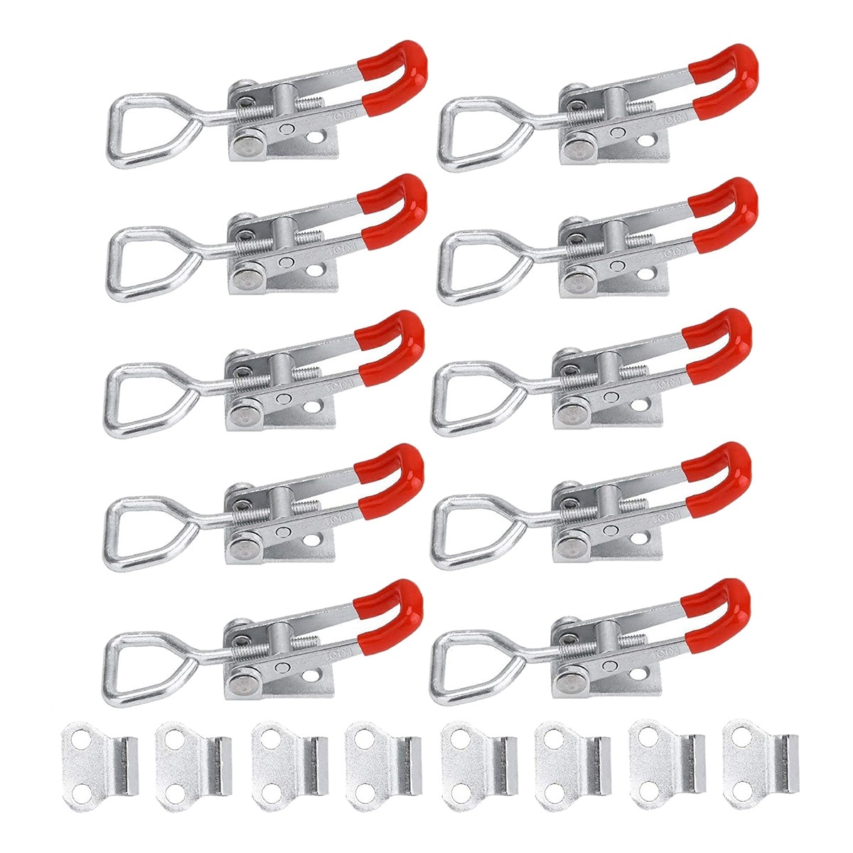 10 Pack Adjustable Toggle Latch Clamp 150Kg Holding Capacity, 4001 Heavy Duty Quick Release Pull Latch Toggle Clamp: Default Title
