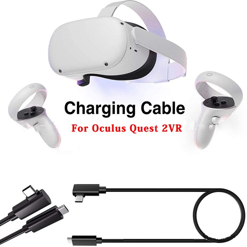 Cable USB tipo C a USB tipo C para Oculus Quest 2, accesorios de enlace, realidad Virtual, gafas VR, auriculares, casco de juego, ocho juegos