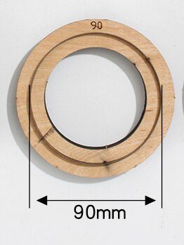 Japan stålklinge udstanset stål stanse rund cirkel skæreform træforme til læderpapirhåndværk 80mm,90mm,100mm,110mm,120mm: 90mm