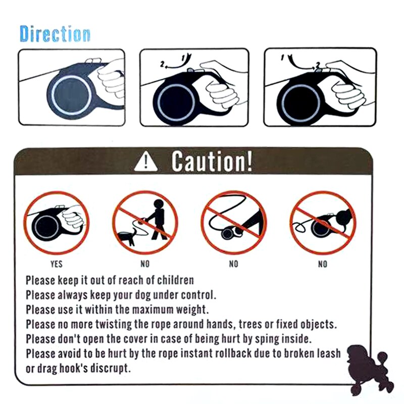 Retractable Pet Traction Rope Nylon Reflective Telescopic Automatic Puppy Small Medium Dog Walking Lead Harness Leash 3M 5M 8M