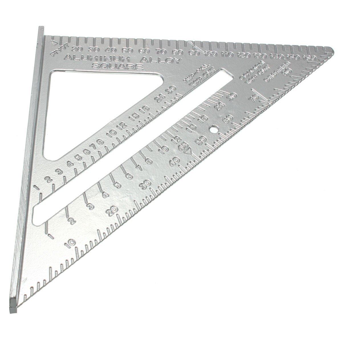 Aluminum Alloy Speed Square Combination Triangle Metric Ruler Carpenter's Protractor Miter Framing Measuring Tools Tape Measures