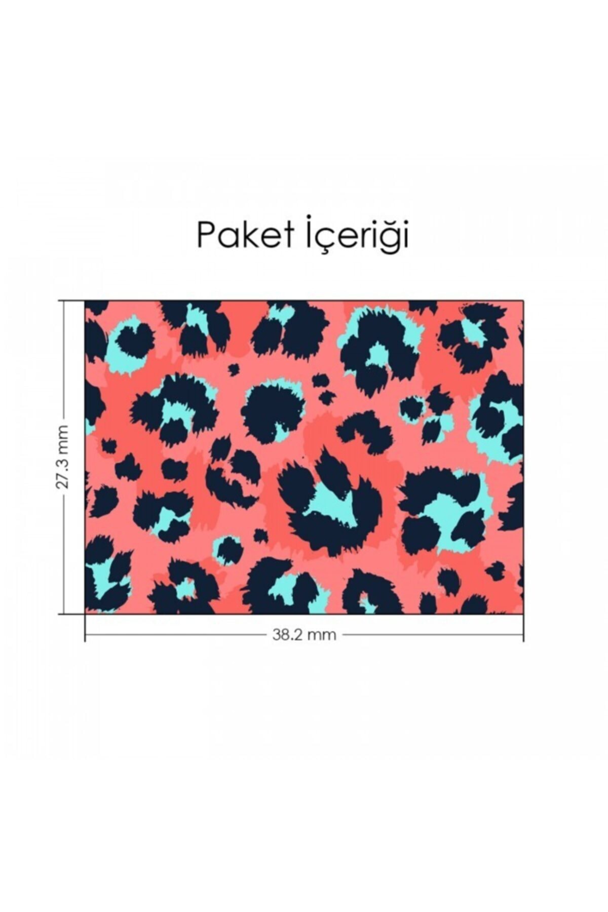 Pink Blue Leopard Pattern Notebook Sticker - Water... – Vicedeal