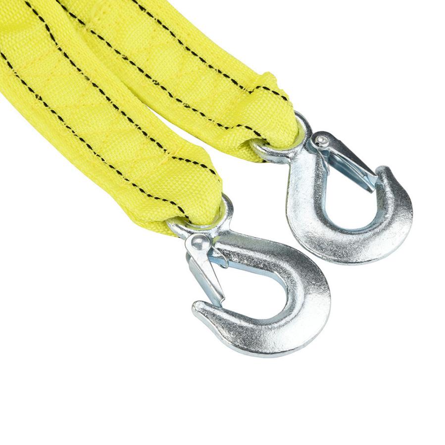 Sangle de remorquage pour remorque de voiture, robuste, aide d'urgence automobile, crochets en forme de U, 26 Oct
