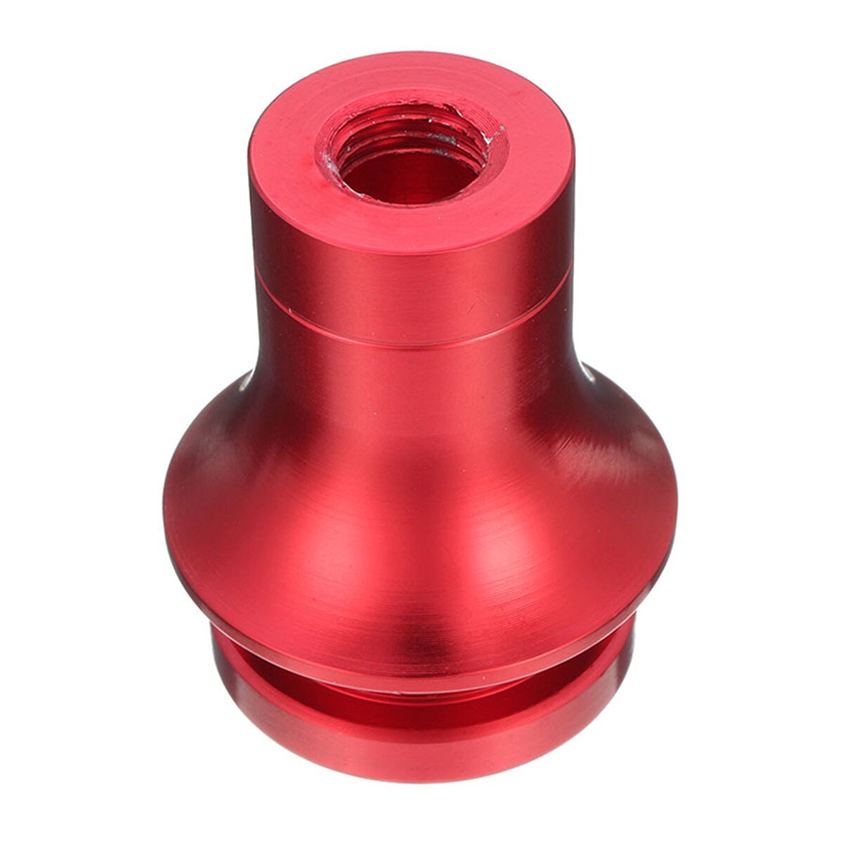 Universal M10X1.25 Thread Shift Knob Boot Retainer Adapter Manual Gear Shifter: Red