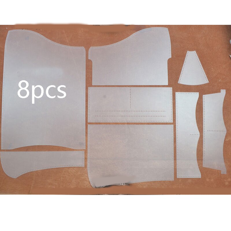 PVC sewing pattern for DIY leather craft drawing Handmade craft supplies templateleather wallet