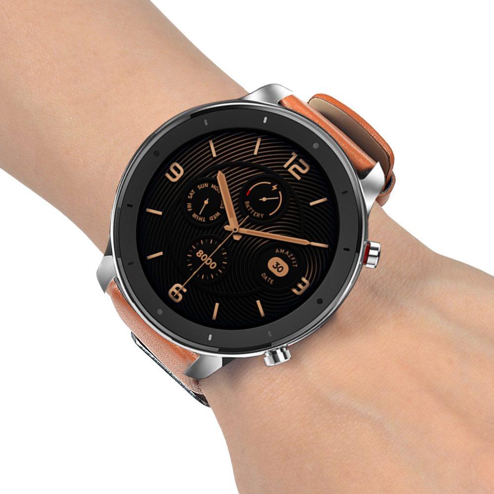 Amazfit 47mm GTR Universele Vervanging Lederen Horloge Armband Band 22mm Band voor Xiaomi Huami Amazfit GTR