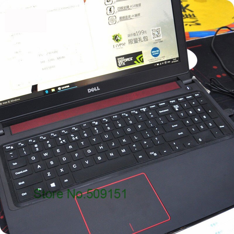 15 17 inch laptop toetsenbord cover skin Voor Dell Inspiron Ins 15 3000 5000 15CR 5547 15MR 3542 5547 15C 7559 3542 5547
