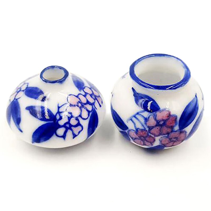 2 Pz/lotto 1:12 Miniatura casa delle bambole Vaso di Fiori per la Casa di Bambola Accessori FAI DA TE Giocattoli per I Bambini Del bambino
