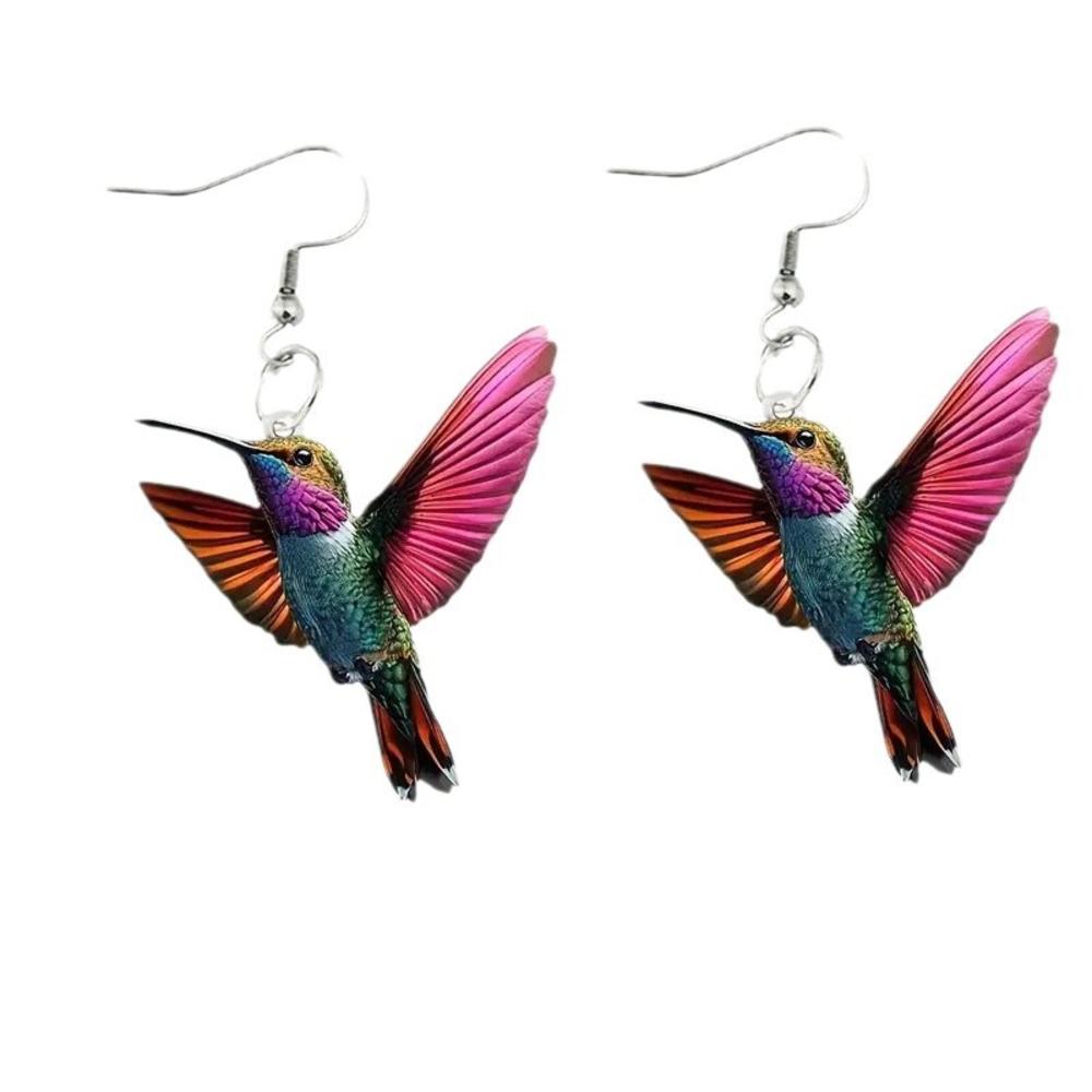 Kolibri Ohrringe für Frauen Mädchen elegante Quaste Charme baumeln Ohrring Modeschmuck Valentinstag Geburtstags