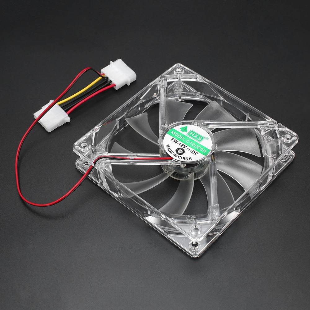 120mm pc computer blæser 4 led lys 12cm blæser pc cpu køle køler blæser til computer sag cpu køler radiator ventilator