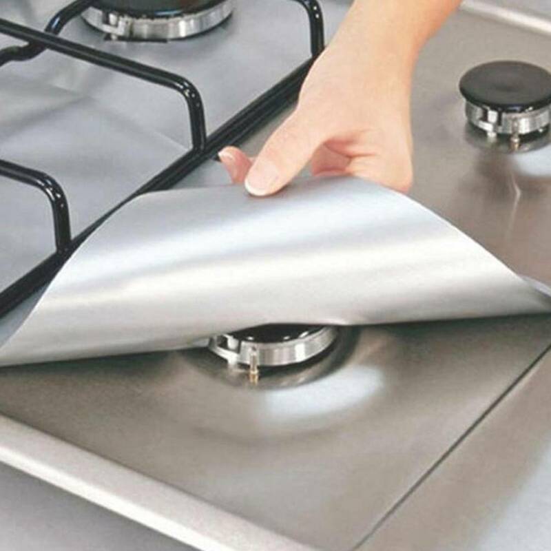 Reusable Gas Hob Protector Non Stick Stove Range Liner Top Gas Hob Cooker Cover