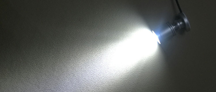 3w læselamper til autocamper 24v 12v drejelamper til campingvogn, læselampe til soveværelse, led-spotlight, natlampe: Gul