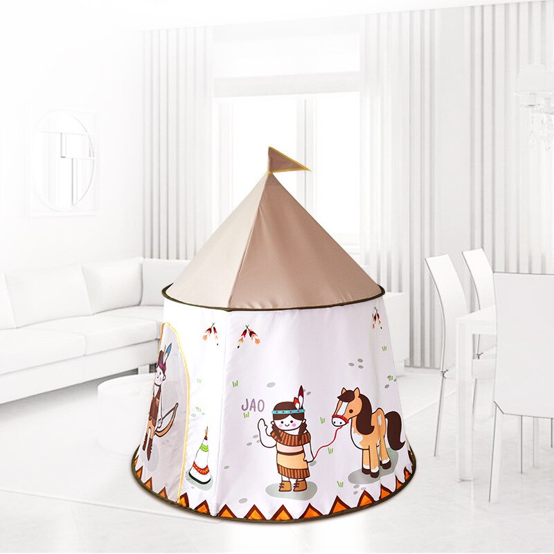Indianen Kids Play Tent Ballenbad Tent Jongen Meisjes Prinses Kasteel Draagbare Indoor Outdoor Baby Play Tenten Huis Hut Voor kinderen Speelgoed