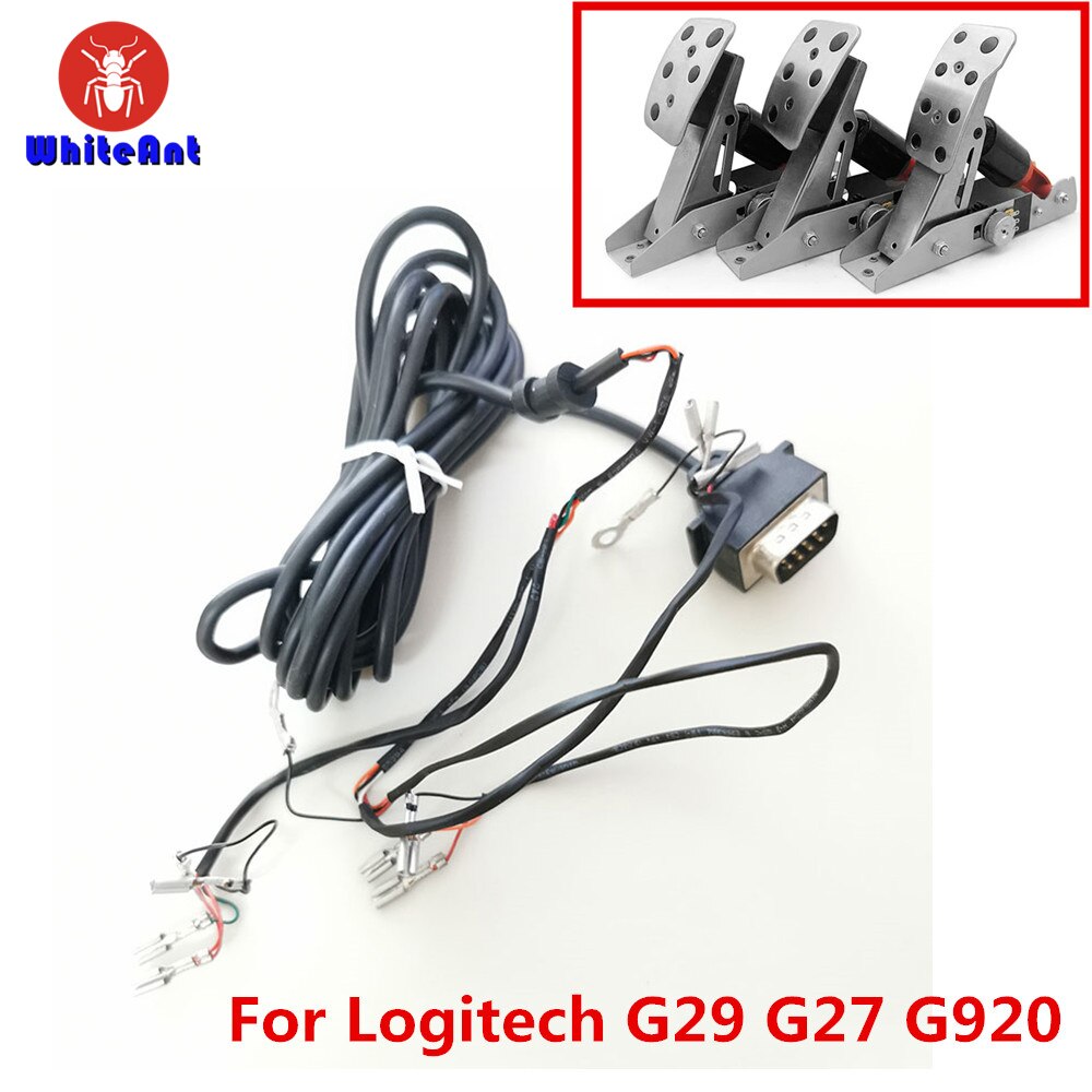 Cable de Pedal G29 G27 G920, Cable USB para adaptador de repuesto para Volante Logitech