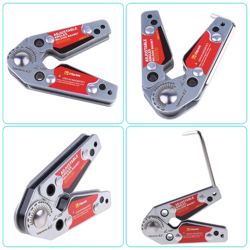 Adjustable Magnets Welding Locator Magnetic Holder Welding Fixture Corner Clamp