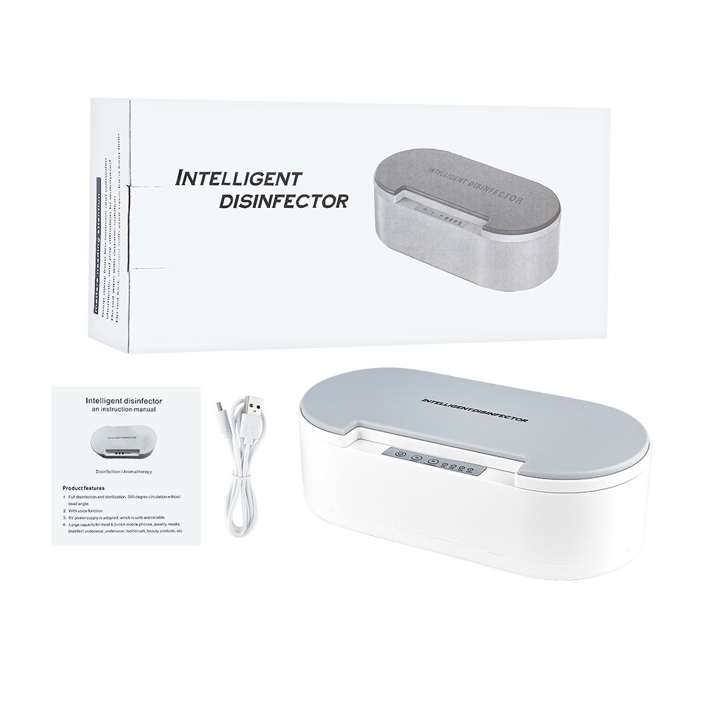 Multifunctionele sterilisator Aromatherapie UV-licht Desinfectiedoos Aromatherapie Ontgeuren Sterilisator voor sieraden Bril Telefoon: Default Title