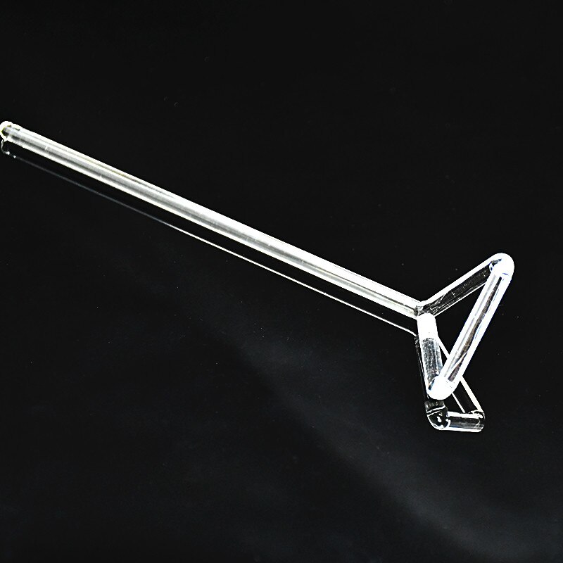 Glass Cell Coating Bar Triangular Cell Culture Dish Coated Stick 5 * 170 mm Cell Applicator Spatula Push Plates 10 pcs