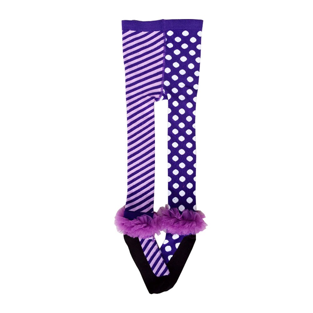 4-7 Jaar Oude Ou Fan Baby Panty Baby Katoenen Gestreepte Dot Jacquard Herfst En Winter Grote Pp Leggings baby Meisje