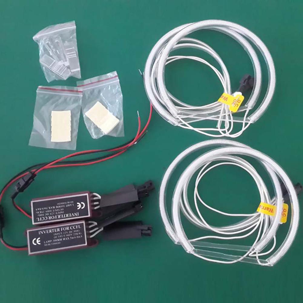 4 pièces blanc phare CCFL LED ange yeux Kit Halo anneau DRL clignotant CCFL phare lampe pour BMW E36 E46 E39 E38