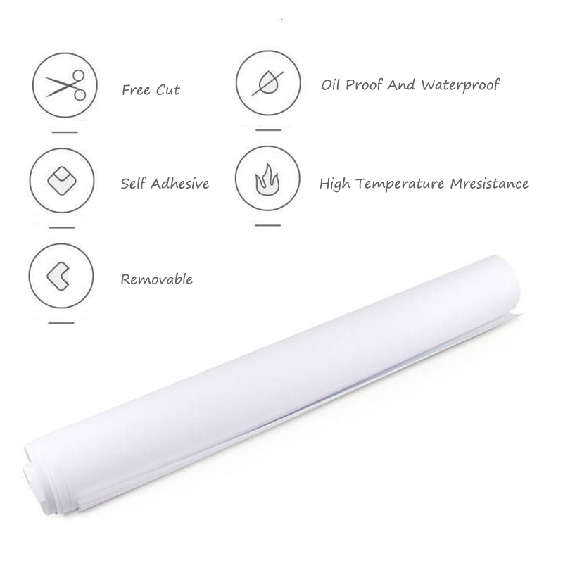 60x90 Kitchen Oil Proof Renovation Sticker Crystal Waterproof Remobable Cooktop Countertop Wallpaper Self Adhesive Home Decor