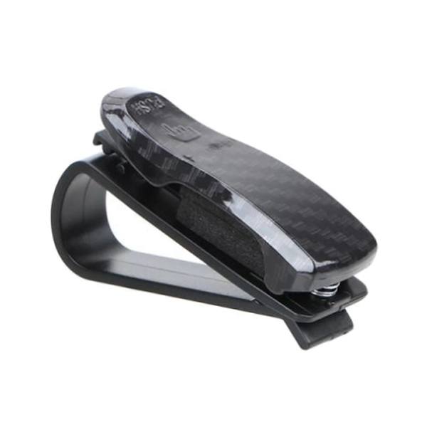 Auto Sonnenblende Brillen Verschluss Clip Halfter Für Sonnenbrillen Brillen Fahrkarte Karte Universal- Multi-Funktion Auto Innen: Rot