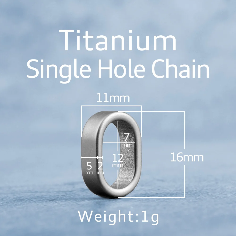 LLavero de titanio negro para hombre, llavero plano, soporte para anillos, hebilla de llavero de arco EDC ligera para accesorios, dispositivos al por mayor: Champán